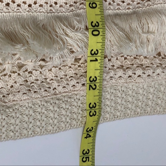 Volcom Stone Row Crochet Mini Fringe Dress M - Picture 8 of 8